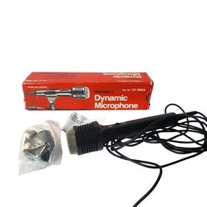 Vintage Realistic Highball-7 Dynamic Microphone 33-986A Radio Shack